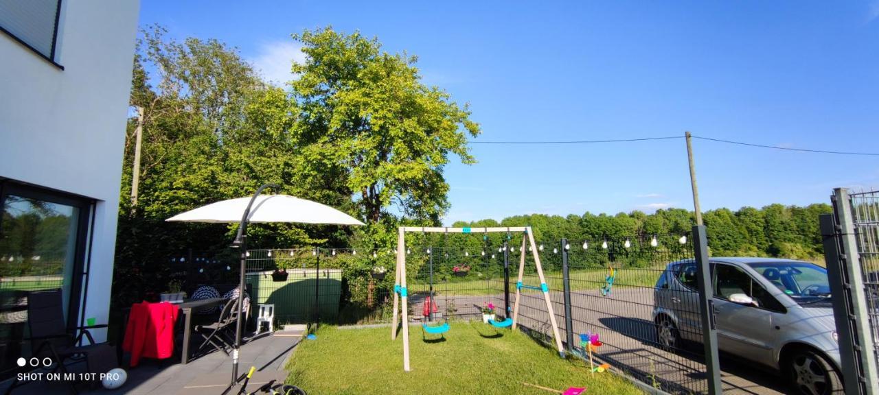 Neue Doppelhaushaelfte Mit Terrasse, Balkon Und Garten Lejlighed Remscheid Eksteriør billede